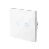 LogiLink WiFi Smart EU valokytkin, 2-osainen, Tuya-yhteensopiva, valkoinen