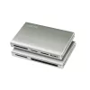 LogiLink USB 3.2 Gen1 5-in-1 kortinlukija, metallikotelo, hopea