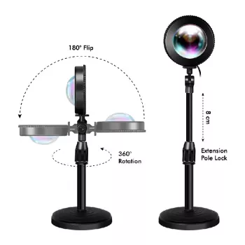 LOGILINK LED Sunset lamppu, 5W, kaukosäätimellä