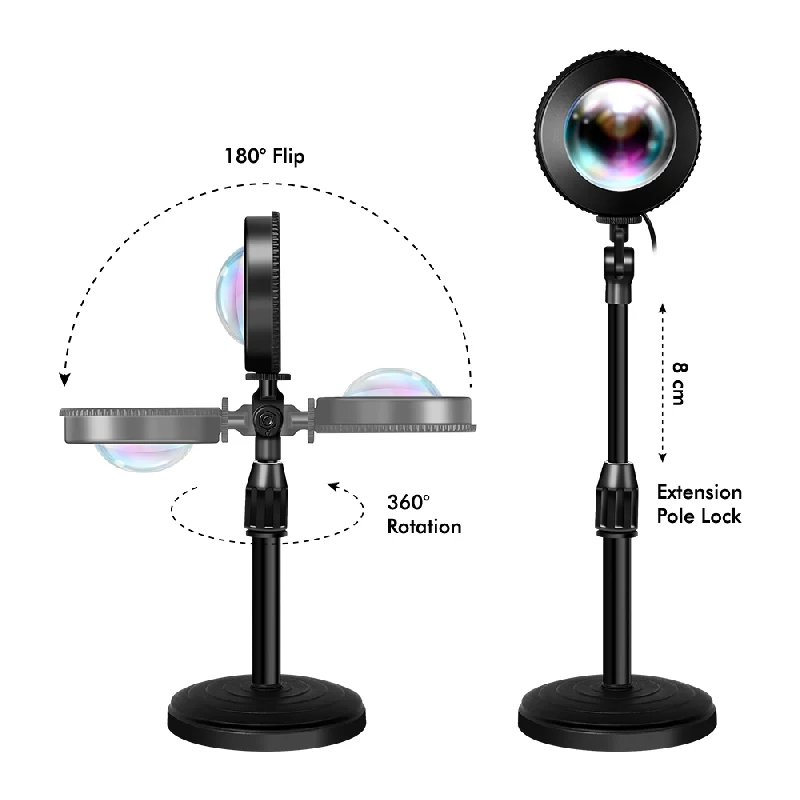 LOGILINK LED Sunset lamppu, 5W, kaukosäätimellä