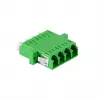 LogiLink LC Quad kuituadapterisarja, 12 kpl, vihreä, laipalla, SC Duplex Breakout