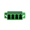 LogiLink LC Quad kuituadapterisarja, 12 kpl, vihreä, laipalla, SC Duplex Breakout