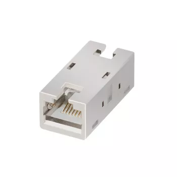 LogiLink Cat.6A suojattu RJ45 inline-liitin, metallikotelo, teollisuuslaatu