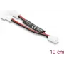 Delock Y-splitter tuuletinkaapeli 1x 2-Pin naaras 2x 2-Pin uros 10 cm