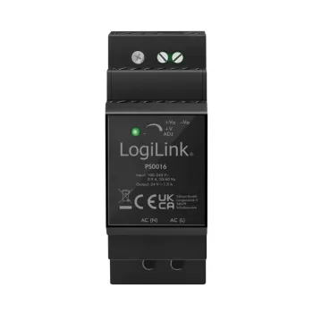 LogiLink PS0016 DIN-kiskoon asennettava virtalähde, 36 W 24 V