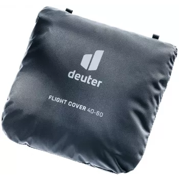 DEUTER-suojakotelo Flight Case - musta suojakotelo pölyä ja naarmuja vastaan, aukot kahvoille