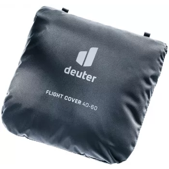 DEUTER-suojakotelo Flight Case - musta suojakotelo pölyä ja naarmuja vastaan, aukot kahvoille