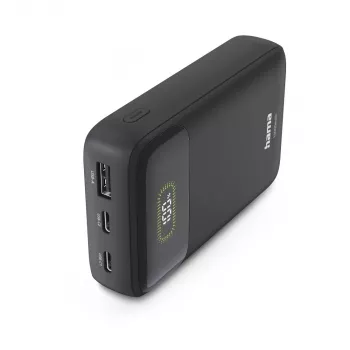Hama Power Pack PD10 20W 10000 mAh varavirtalähde, USB-C, USB-A, antrasiitti