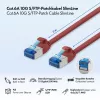LogiLink SlimLine Cat.6A S/FTP LSZH patch-kaapeli, punainen, 3m, 10Gbps