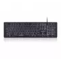 Perixx PERIBOARD-317 johdollinen näppäimistö taustavalolla, musta, 105 näppäintä QWERTY, valkoinen LED, USB