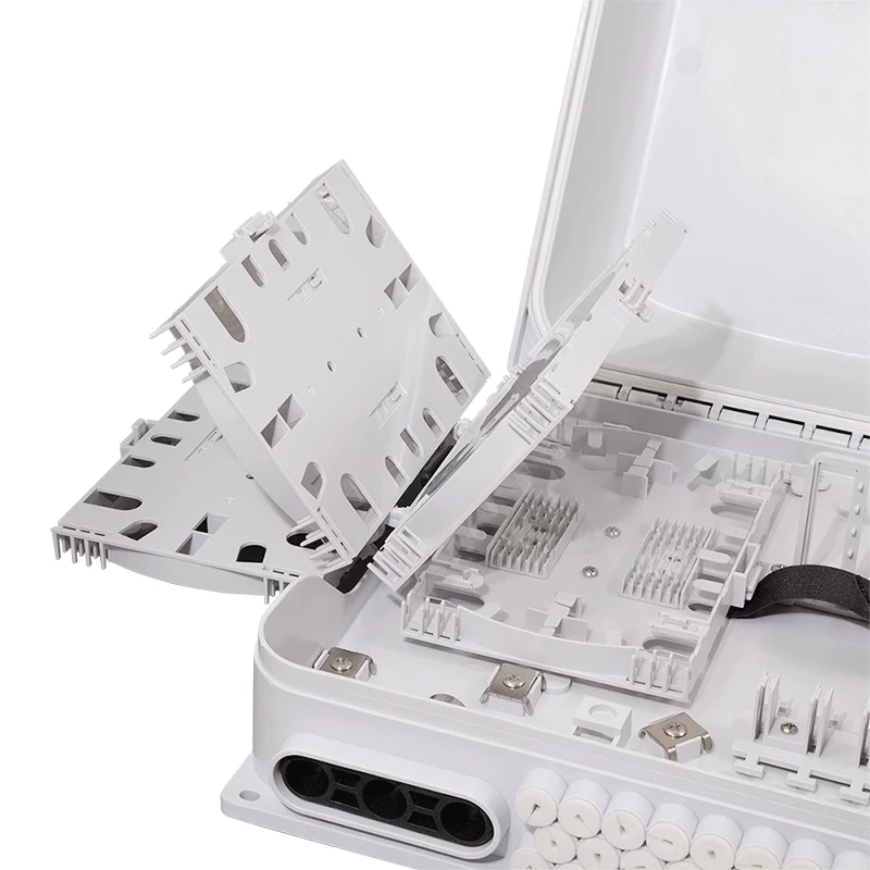 LOGILINK FTTX jakelukotelo, 96 kuitua, 24x LC duplex tai SC simplex, asentamaton, IP65, seinäasennus