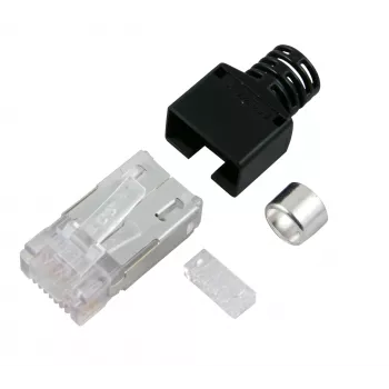 EFB Elektronik Stewart SS37 RJ45 liitin, kenttäasennettava, suojattu, työkaluton, Cat.6A/7/7A/8, sinkkivalu, kultakontaktit