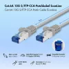 LogiLink Cat.6A CCA S/FTP LSZH patch-kaapeli, harmaa, 5 m, EconLine