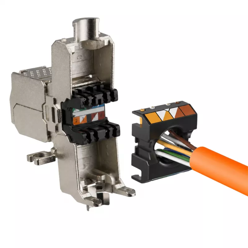 EFB ELEKTRONIK Cat.6A/Cat.7/Cat.7A Keystone-liitäntämoduuli