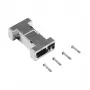 EFB ELEKTRONIK EB0909MV2 metalloitu tyhjä liitäntäkotelo, 1-portti Keystone, hopea