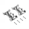 EFB ELEKTRONIK EB0909MV2 metalloitu tyhjä liitäntäkotelo, 1-portti Keystone, hopea