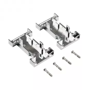 EFB ELEKTRONIK EB0909MV2 metalloitu tyhjä liitäntäkotelo, 1-portti Keystone, hopea