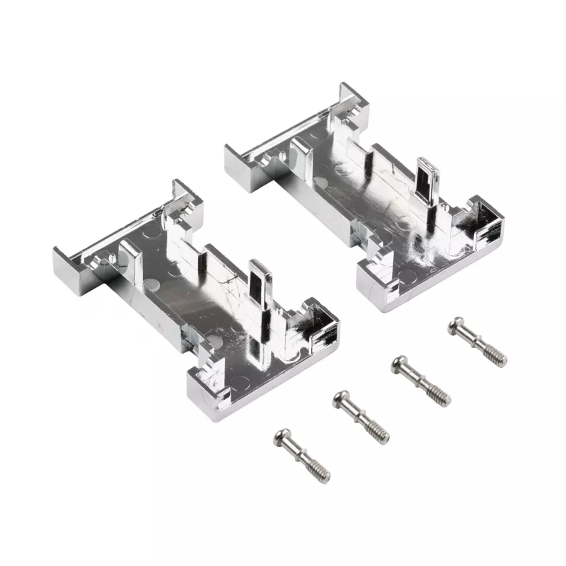 EFB ELEKTRONIK EB0909MV2 metalloitu tyhjä liitäntäkotelo, 1-portti Keystone, hopea