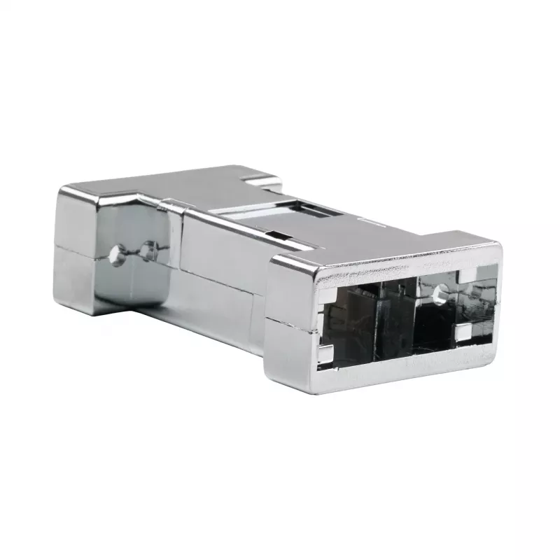 EFB ELEKTRONIK EB0909MV2 metalloitu tyhjä liitäntäkotelo, 1-portti Keystone, hopea