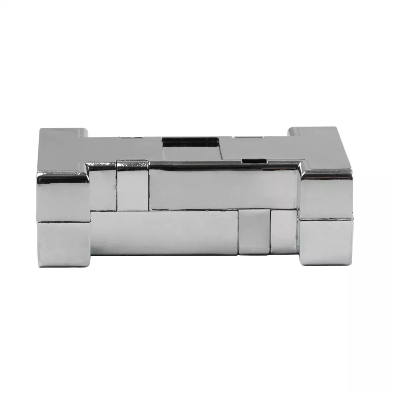 EFB ELEKTRONIK EB0909MV2 metalloitu tyhjä liitäntäkotelo, 1-portti Keystone, hopea