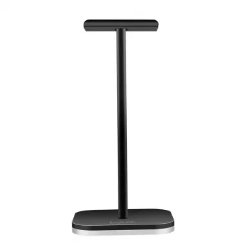 LogiLink kuuloketeline RGB-valolla, musta