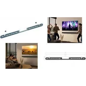 LogiLink kaiuttimen seinäteline Sonos Arc & Sonos Arc Ultra, musta