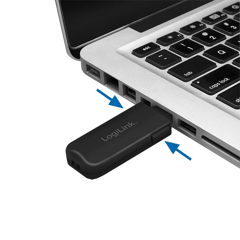 LogiLink AU0054 USB-A porttitulppa 1 avaimella ja 4 lukolla, matkaversio, musta