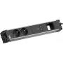Bachmann STEP ALU 2x Schuko 1x USB-C 100W 1x Custom Module virranjakoyksikkö