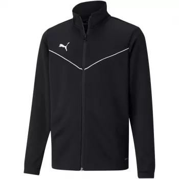 PUMA teamRISE harjoitustakki Poly Jacket Jr huppari musta 657393 03 164cm