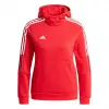 adidas Tiro 21 huppari Team Power Red junior koko 116