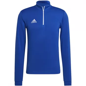 adidas Entrada 22 treenitop miesten Team Royal Blue/Valkoinen puolivetoketjullinen pitkähihainen collegepaita HG6286 L