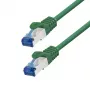 LogiLink Cat.6A S/FTP LSZH patchkaapeli, CCA, 7,5 m, vihreä, EconLine