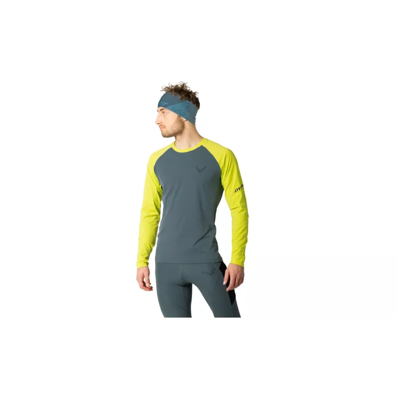 Salewa Dynafit Alpine Pro pitkähihainen juoksupaita miesten Ultra Yellow koko L