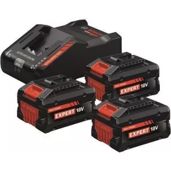 Bosch Aloitussarja 3x EXBA 18V 8.0Ah akku ja EXAL 18V-160 laturi (0615V0005R)