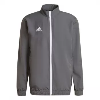 adidas Entrada 22 esittelytakki harmaa 2XL – miesten harjoitustakki kierrätetystä polyesteristä, täyspitkä vetoketju