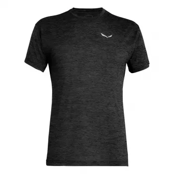 Salewa Puez Melange Dry lyhythihainen t-paita miesten Black Out Melange koko M