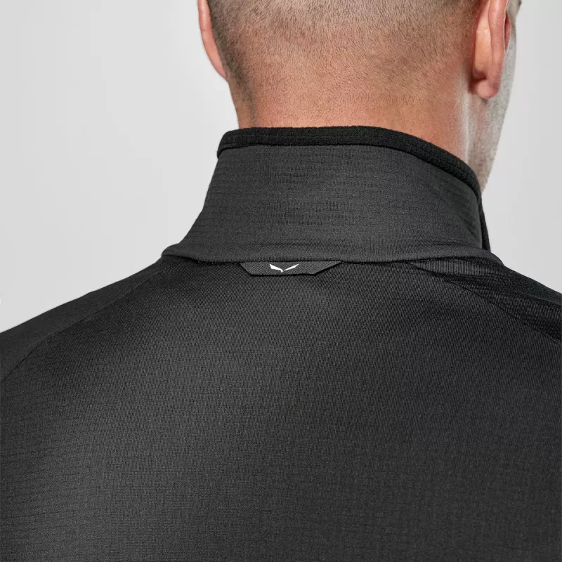 Salewa Puez Cammino Polarlite Half-Zip fleece-takki miesten - Black Out, koko M