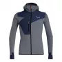 Salewa Puez 2 Dry pitkähihainen full zip huppupaita Navy Blazer XL
