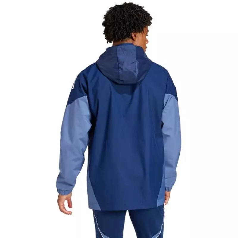 adidas miesten Tiro 25 Competition kaiken sään takki Navy Blue L