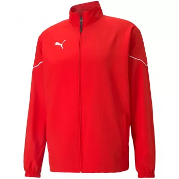 PUMA teamRISE Sideline miesten täysvetoketjullinen takki, punainen, koko S
