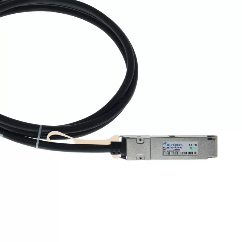 BlueOptics Check Point CPAC-TR-40SPLIT-QSFP-2M yhteensopiva BlueLAN QSFP DAC SC253501K2M30