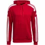 adidas Squadra 21 huppari Team Power Red/valkoinen miesten koko S