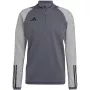 adidas Tiro 23 Competition harjoitustakki harmaa neljä Medium