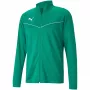 PUMA teamRISE harjoituspolyesteritakki vihreä 657392 05 S - miesten jalkapallotakki vetoketjulla