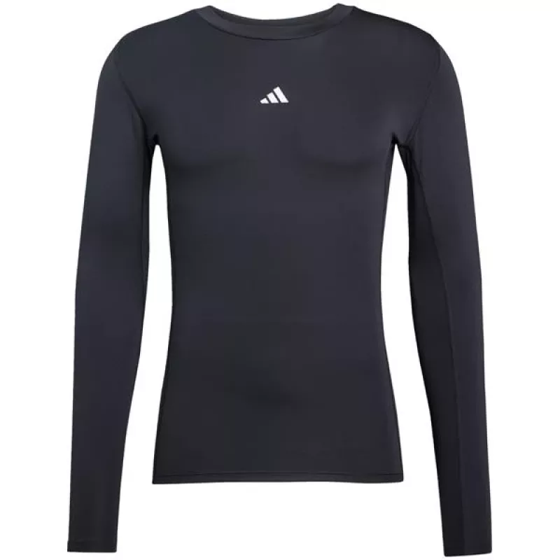 adidas Techfit pitkähihainen paita miesten musta koko M
