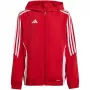 adidas Tiro 24 lasten treenitakki punainen 128 cm
