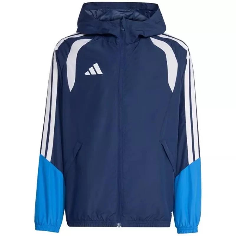 adidas Tiro 26 Competition kaikki sään takki lasten Team Navy Blue 140 cm