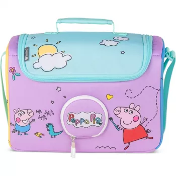 Tonies HörSpiel Transporter - Peppa Pig kantolaukku Tonieboxille ja Tonies-hahmoille, pinkki