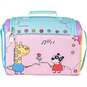 Tonies HörSpiel Transporter - Peppa Pig kantolaukku Tonieboxille ja Tonies-hahmoille, pinkki