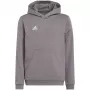adidas Entrada 22 lasten huppari collegepaita harmaa 152 cm
